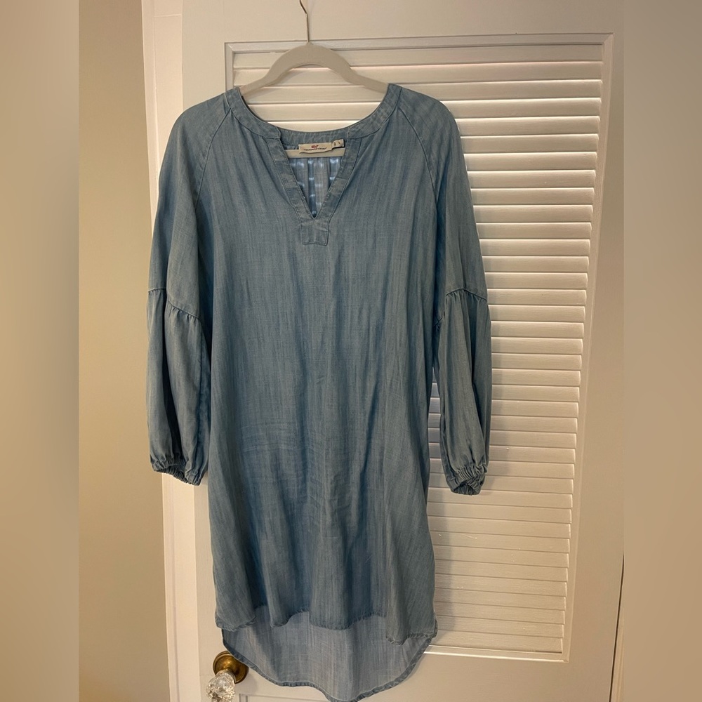 Vineyard Vines Chambray tunic dress, sz small.